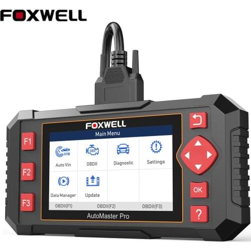 Foxwell NT604 Elite Automotive Scanner OBD2 Professional Car Diagnosis Tools ABS SRS System OBD 2 EOBD Diagnostic Auto Scanner
