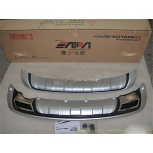 For Kia Sportager 2011-2017 ABS Front Rear bumper cover trim plastic Bumper bars front and rear bumper Car Styling