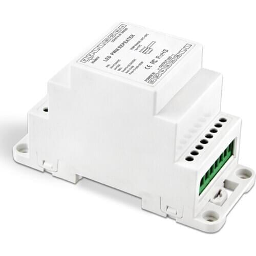 BC-963-DIN DC5V 12V 24V 8A/CH*3 DIN Rail Led Power Repeater Led Amplifier 3CH output Signal Amplifier Power repeater