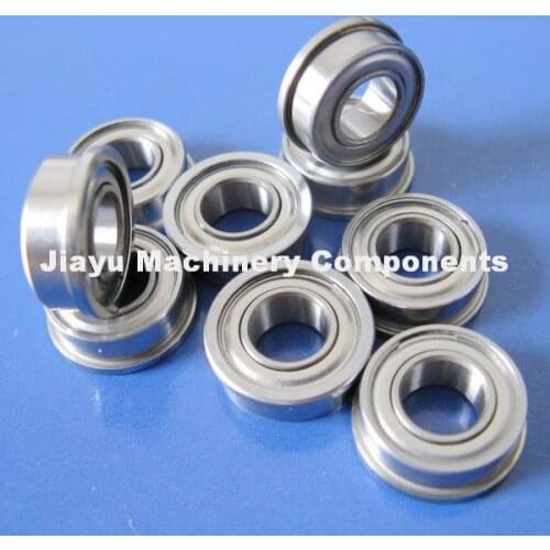 Free Shipping 10 PCS SF695ZZ Flanged Bearings 5x13x4 mm Stainless Steel Flange Ball Bearings DDRF-1350ZZ