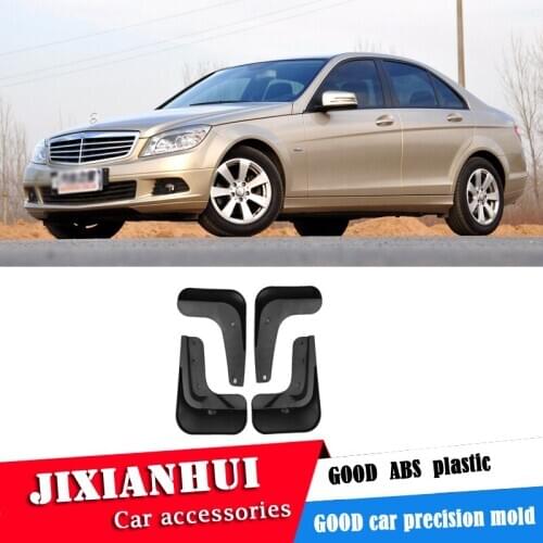 For BENZ w204 2008-2011 Mudflaps Splash Guards Front Mud Flap Mudguards Fender Modified special
