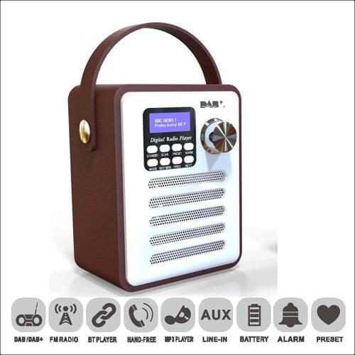 DAB Multifunctional Portable Digital Radio Bluetooth SpeakerWith TF Card U Disk MP3 Player Function