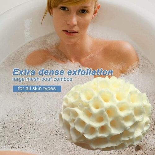 Natural Sea Wool Sponge Replacement Dead Skin Remover Scrub Wipe Bath Non-latex Massager Exfoliating Suit Bath Hydrophilic V0G6