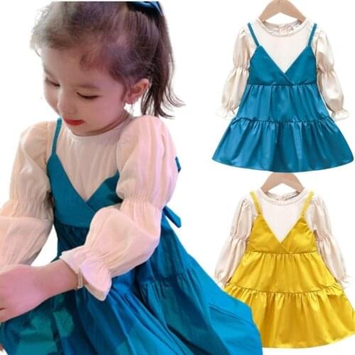2021 Autumn Easter Day Dress Toddler Kids Girls Cute Rabbit Bunny Tulle Princess Dress Clothes Princess Dress For Baby 2-6 Years