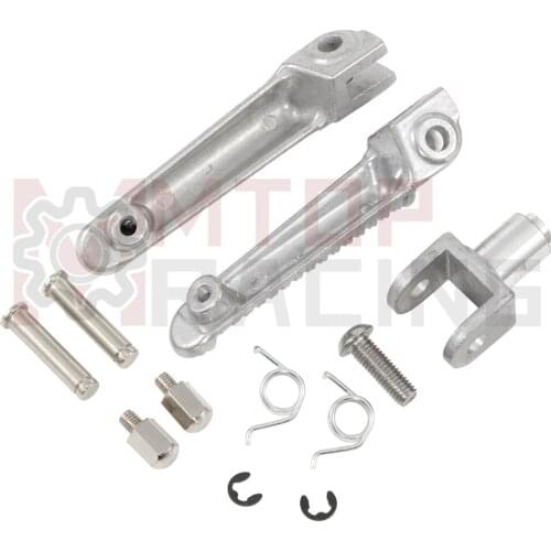 Motorcycle Front Foot Pedal Footrests Foot Pegs Tripod Stent Set For Yamaha YZF-R6S R6S 2003-2009 5SL-27443-00-00 2005 2006 2007