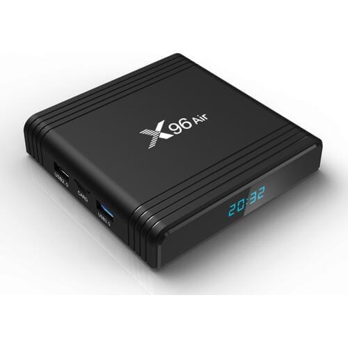 20PCS X96 Air 8K Android 9.0 Smart TV Box 4GB 64GB Quad core Dual Wifi Google Player Youtube Set top box H96 max X96air