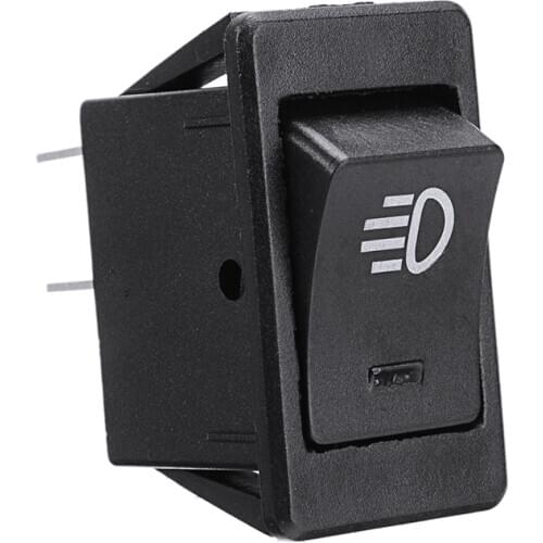 4 Pin 12V 35A Car Fog Light Rocker Switch Blue LED Dash Dashboard Rocker Switch Universal for Boat Car Truck