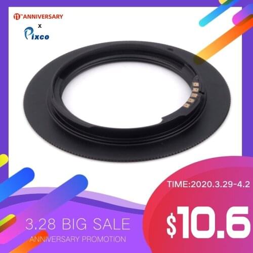 Pixco For M42-Sony AF Confirm Adapter Suit For M42 Screw Mount Lens to Sony Alpha Minolta MA Camera Black