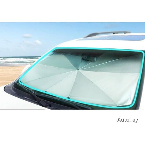 Car Parasol Windshield Cover UV Protection Sun Shade Cars Front Window Prevent Falling Wear-resistant Rainproof Folding Umbrella