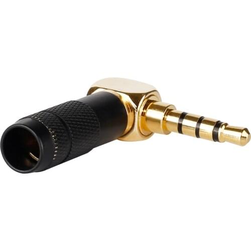 For Gold Plated Stereo 3.5mm 3 Pole Repair Headphone Jack Plug Cable Audio Plug Jack Connector Soldering