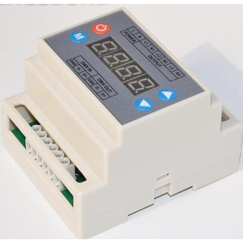 DMX302 DMX triac dimmer led brightness controller AC90-240V 50Hz/60Hz high voltage 3 channels 1A/channel