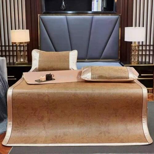 Summer mat kit Smooth Rattan Breathable and comfortable Non-slip Summer Cool Sleeping Mat Mattress Sheets For Household Use