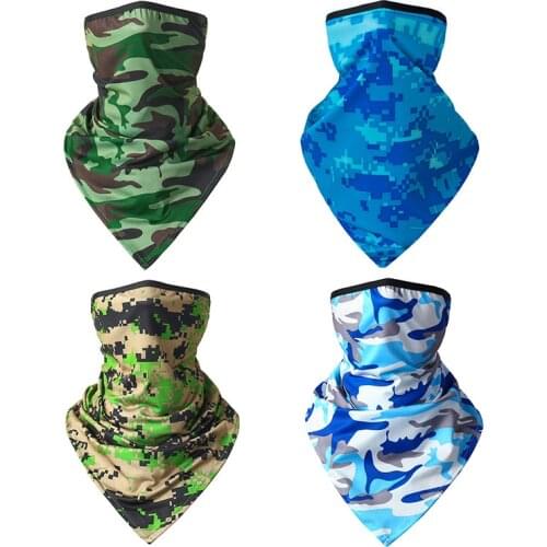 Fashion Men Women Head Face Neck Sunshade Collar Gaiter Tube Bandana Scarf Sports Headwear Scarf Dustproof Outdoor Fishing