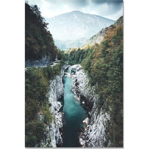 Nature Landscape Forest Mountain Lake Boat DIY Cross Stitch Embroidery 11CT Kits Craft Needlework Set Cotton Design