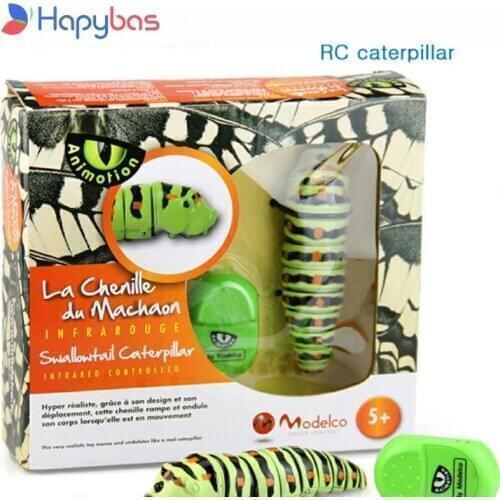 New RC caterpillar infrared beetles magic super wireless lifelike caterpillar funny simulation animal toys Tricky Brains toy