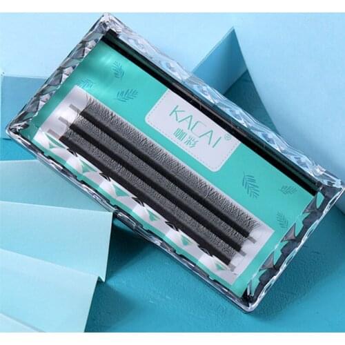 3D eyelashes extension beauty shop special soft blooming w-type mink false eyelashes easy fan camellia lashes