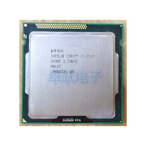Free shipping original Intel i5 2500 Processor Quad-Core 3.3GHz LGA 1155 TDP 95W 6MB Cache i5-2500