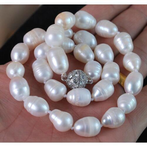AAA 10mm round Black cultured pearl necklace Women Jewelry>>Wholesale Free Shipping