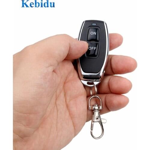 KEBIDU 433Mhz RF Remote Control Universal For AC 85V 110V 220V 1CH Relay Receiver Module 433 Mhz Wireless Switch