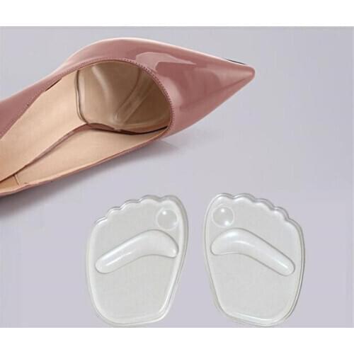 Silicone Gel Forefoot Insole Shoes Pads High Heel Soft Orthopedic Insole Anti-Slip Foot Protection Foot Cushions Pain Relief