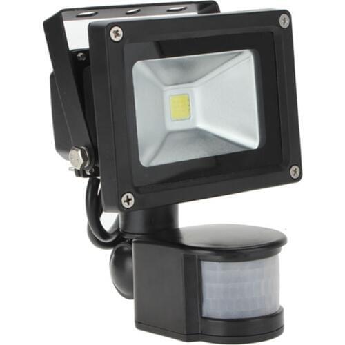 LED Sensor 10W 800LM IP65 PIR Infrared Body PIR Motion Sensor LED Flood Light Waterproof Outdoor Landscape Lamp Garden Light