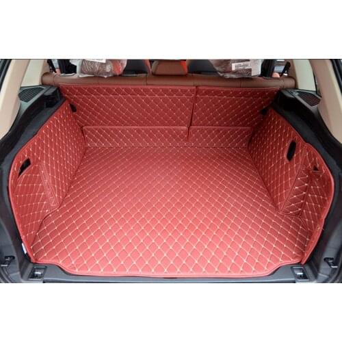 Good quality mats! Full set car trunk mats for BMW X5 E70 5 seats 2013-2007 waterproof cargo liner mat boot carpets for X5 2010