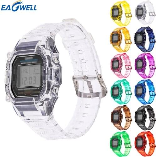 Replacement Resin Watchband for Casio G SHOCK DW-5600E DW-5600BB G-5600 GW-M5610 DW-5025 Men Women Watch Strap Accessories