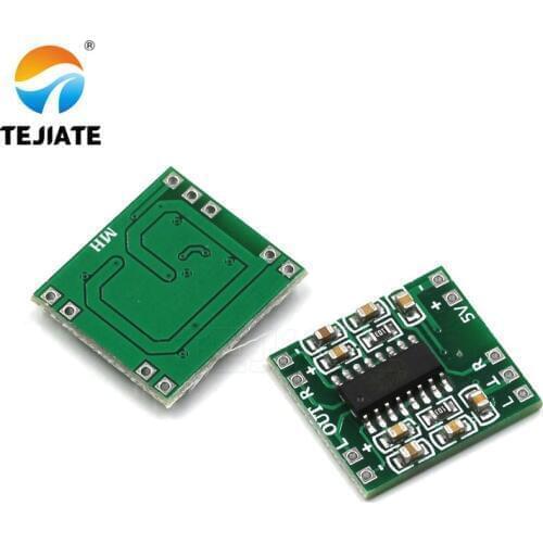 1PCS PAM8403 D Type Power Amplifier Module 2*3W Micro Digital Board 2.5-5V MINI Audio DIY Unit USB Charging