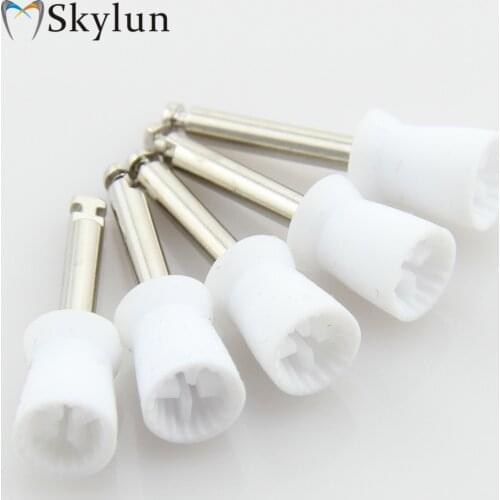 1000PCS Dental Polishing Cup Prophy Rubber Cups Latch style Prophylaxis cup 4 Webbeds Dentist Prophylaxis Rubber Cup PC330