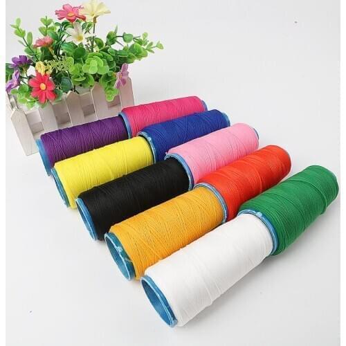 300m/Roll Colorful High-Elastic Round Elastic Band Round Elastic Rope Rubber Band Elastic Line DIY Sewing Jewelry Accessories