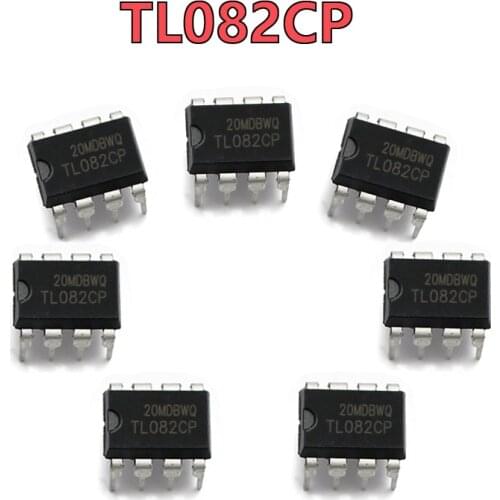 5pcs/lot Integrated circuit TL082CP DIP-8 Microcomputer chip TL082 DIP Operational Amplifier In Stock