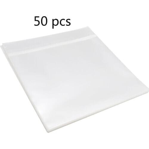 50Pcs 12\" Recording Protective Sleeve for Turntable Player LP Vinyl Record Bag 77HA