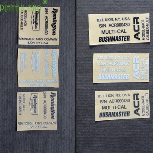 Outdoor Activities CS Jinming ACR gen10 M4 Electric Continuous-hair Metal Waterproof Sticker Lehui Daggerly AK74 UMP 416 LI61