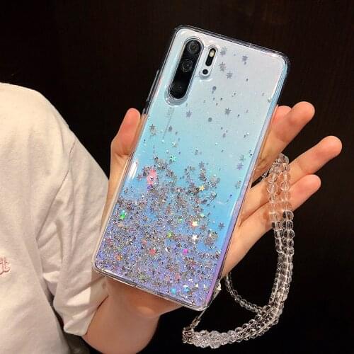 Diamond Glitter Star Case Cover for HUAWEI Y5P Y7P Y5 Y6 Y7 Y9 Prime 2019 P40 Lite E P20 P30 Pro Mate 20 30 Cases