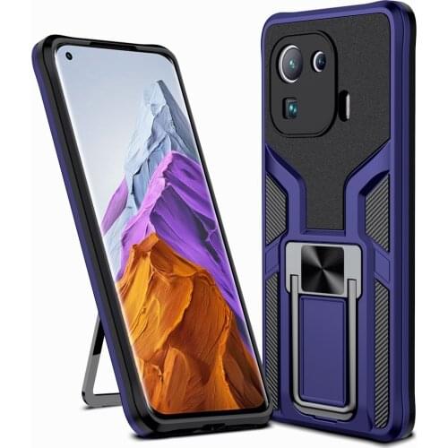 Capa for Xiaomi Mi 11 Pro Case for Xiaomi Mi 11 Ultra Lite 10S 11X Pro 10T Lite POCO X3 NFC M3 F3 Back Armor Case Kickstand Case