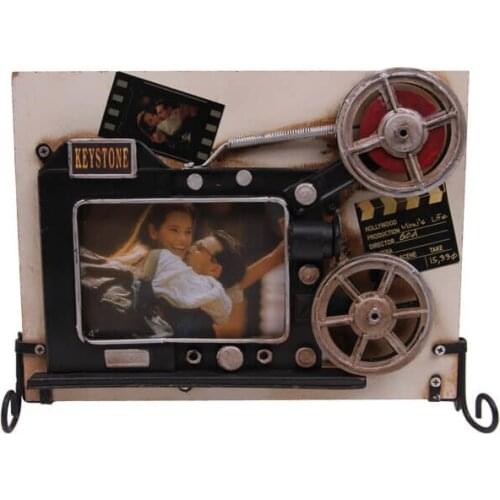 Decorative Metal Frame Cinema Projector Themed - Vintage Style, Gift, Trinket, photo Frame Durable and Stylish -Quality Material