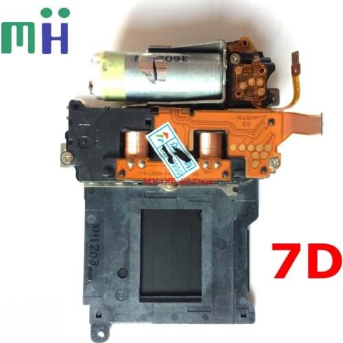 Second-hand For Canon 7D Shutter with blade curtain Motor EOS Camera Replacement Unit Repair Parts