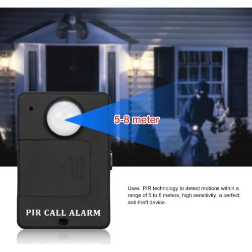 PIR Motion Sensor Motion Detector Sensor Alarm Remote Control Wireless GSM Alarm Passive Infrared Sensor Security Alarm Voice