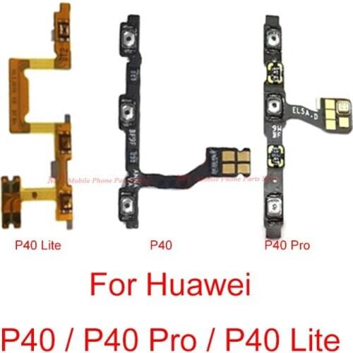 Power ON OFF Switch Volume Side Button Key Flex Cable For Huawei P40 Pro Lite P40pro P40lite Volume Power Flex Cable Spare Parts