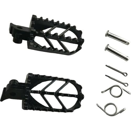 Stainless Steel Foot Pegs for Honda CRF50 CRF70 CRF80 for Yamaha PW50 PW80 for Yamaha TW200 TTR90 TTR90E Dirt Bike Motocross