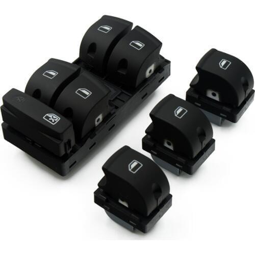 4 PCS High quality Electric Window Master control Switch Set For AUDI A3 A6 S6 C6 Allroad Q7 RS6 06-07 4F0 959 851F / 4F0959855