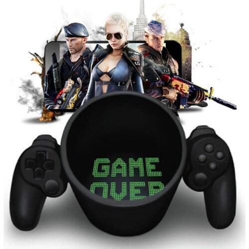Creativity Personality Handle Coffee Milk Game Over Cup 3D Gamepad Controller Mug For Boyfriend Gift