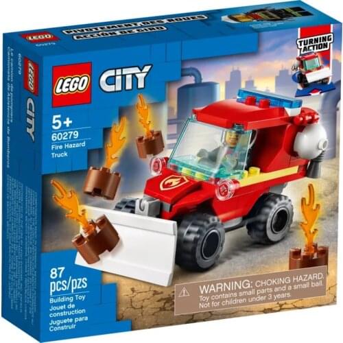 Lego City 60279 Fire Hazard Truck great toys birthday gift kids children 87pcs bricks playset vehicle fans characters creative