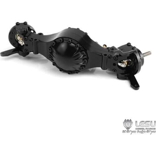 LESU Metal Differential Lock Front Axle for RC 1/14 Tractor TAMIYA Truck DIY Dumper Car Model