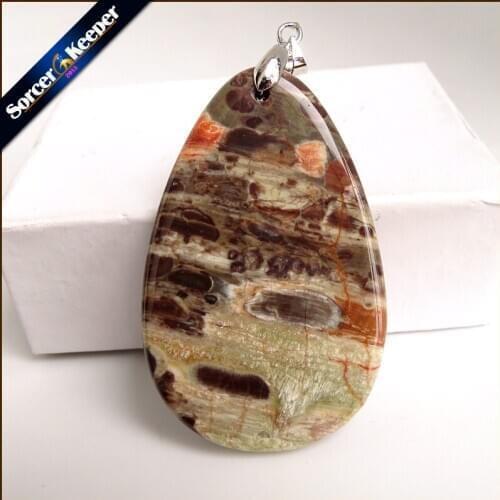 Fashion Real Mens Pendant Green Old KAMBABA Natural Stone Beads For Jewelry Making DIY Polar Jades Necklace Material WS531