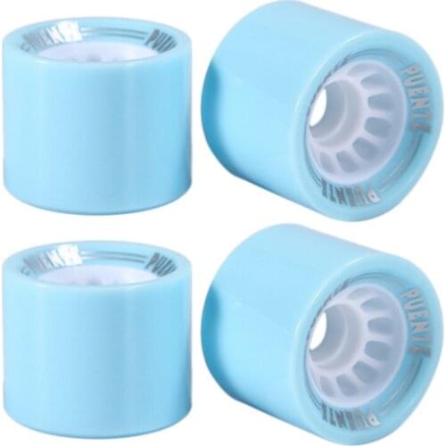 NEW-PUENTE 4Pcs/Set Skateboard Wheels 70X51mm PU Skateboard Wheels Longboard Wheels Dancing Board Wheel