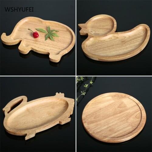 Sushi sashimi cooking tableware animal-shaped tray fast food fruit melon seeds bamboo tray Japanese and Korean cuisine tableware