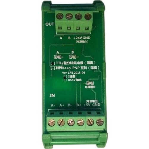 Differential signal conversion Single-ended collector servo encoder Switch board (enhanced version)