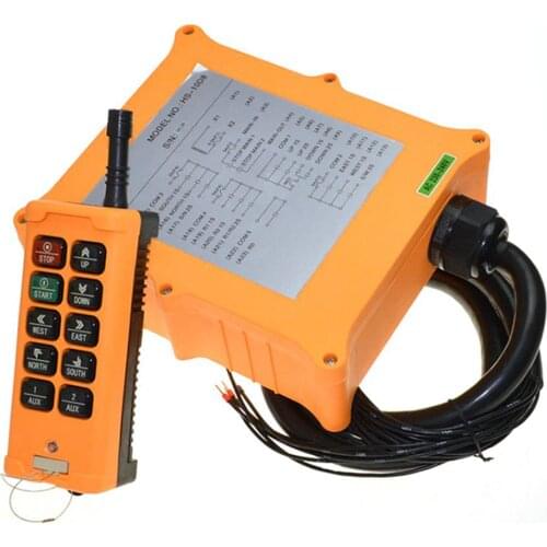 OBOHOS 2 Speed 1 Transmitters 10 channels Hoist Crane Truck Radio Remote Control System Controller XH00041