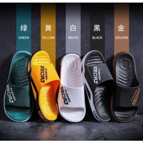 Men Slippers Brand Shoes Non-slip Male Summer Water Shoes Sildes Flip Flops Soft Mens Sandals Outdoor Man Beach Shoes Slipper